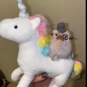 Pusheen Unicorn Super Fancy Cat Clip NWT